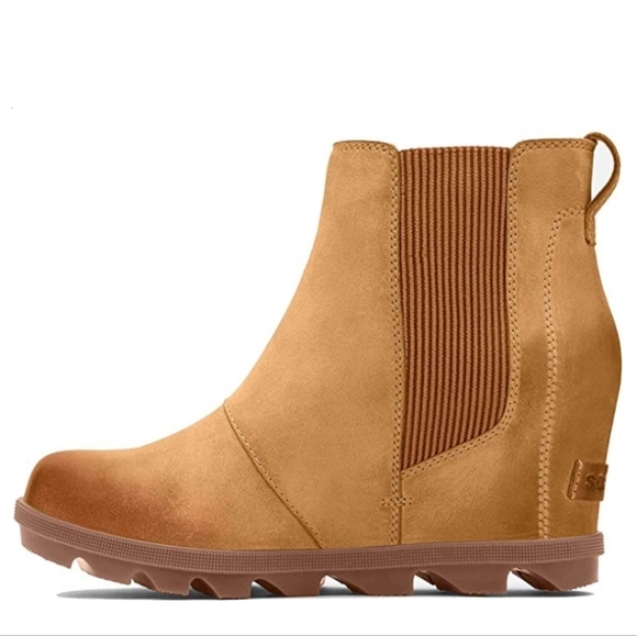 Sorel Joan Of Arctic Wedge II Chelsea Boot - Camel - Picture 1 of 10